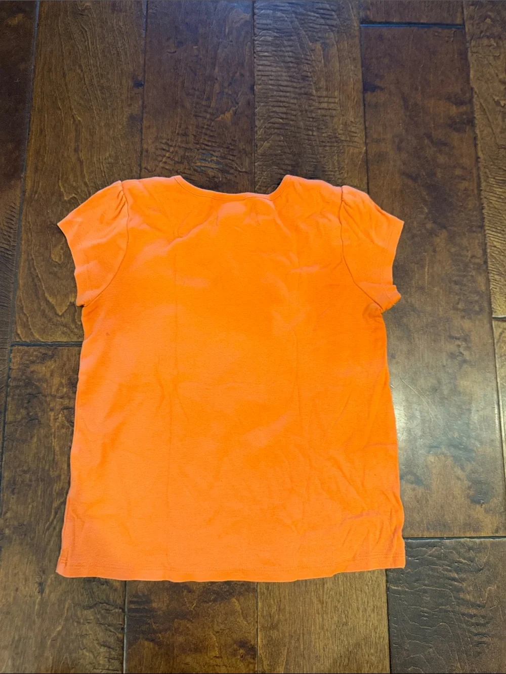 Gymboree Girls Orange Halloween Ghost & Bat Tee with Cauldron